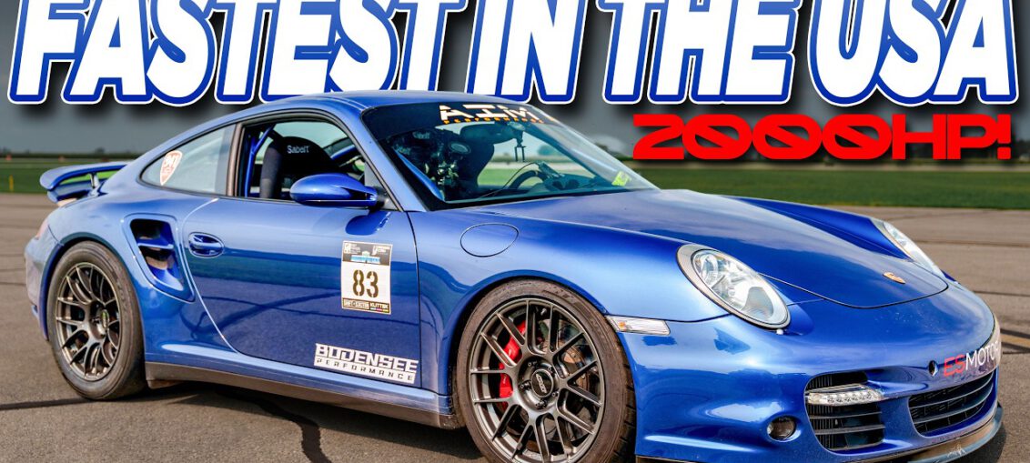 2000HP Porsche 997.1 Turbo racing at the Shift Sector Indy Airstrip Attack