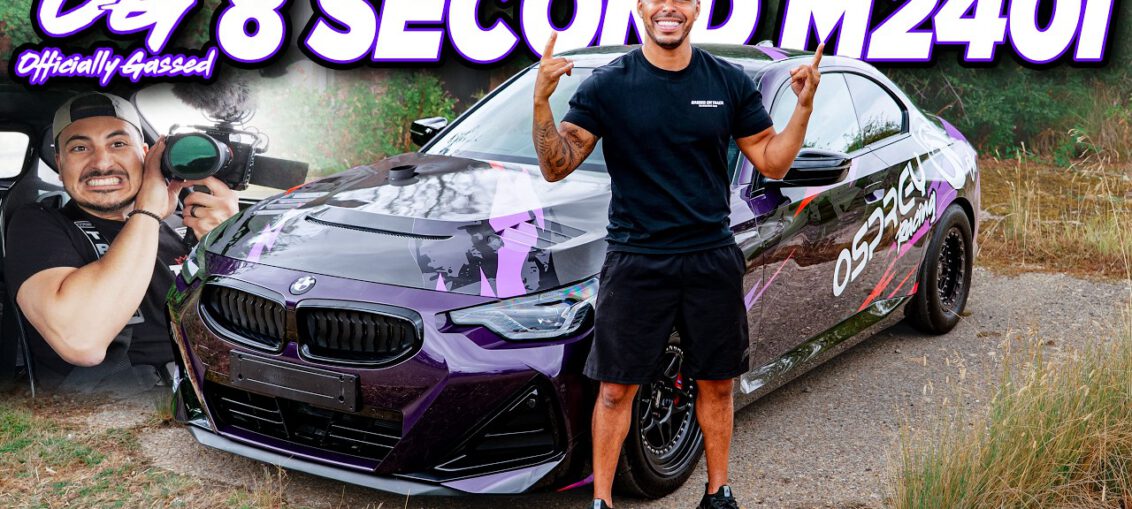 1500HP AWD BMW M240i on an unprepped airstrip in the UK