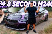 1500HP AWD BMW M240i on an unprepped airstrip in the UK