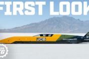 JCB Hydromax 1600 HP hydrogen-powered land speed record car