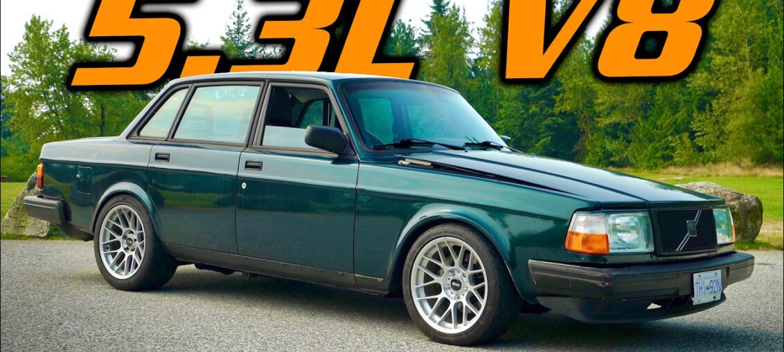 1992 Volvo 240 with a twin turbo LS V8 engine and sleeper performance build