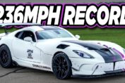 Nth Moto Venomous Carbon Dodge Viper making a record-setting half-mile run