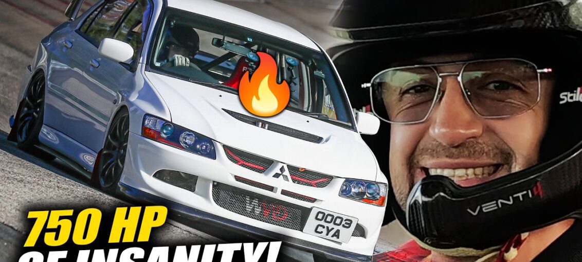 750HP Mitsubishi Evo running E85 and a sequential gearbox at the Nürburgring
