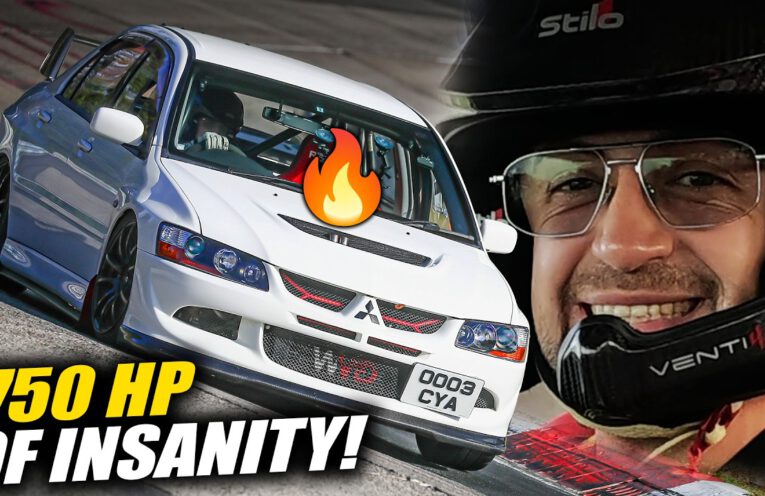 750HP Mitsubishi Evo running E85 and a sequential gearbox at the Nürburgring