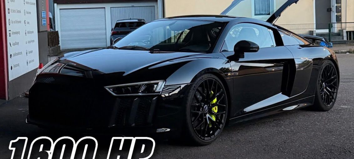 1600HP Audi R8 V10 Twin Turbo with Garrett G35-1050 turbos