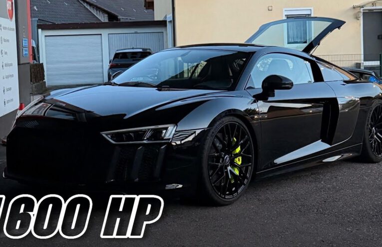 1600HP Audi R8 V10 Twin Turbo with Garrett G35-1050 turbos