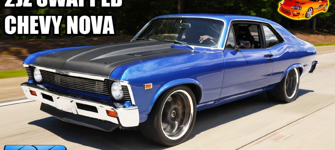 860HP 2JZ-powered 1968 Chevy Nova with Toyota Supra engine swap