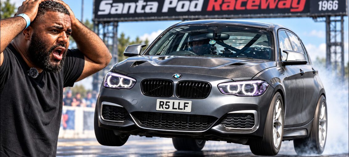 1725HP BMW M140i B58 drag car built for world-record quarter-mile performance