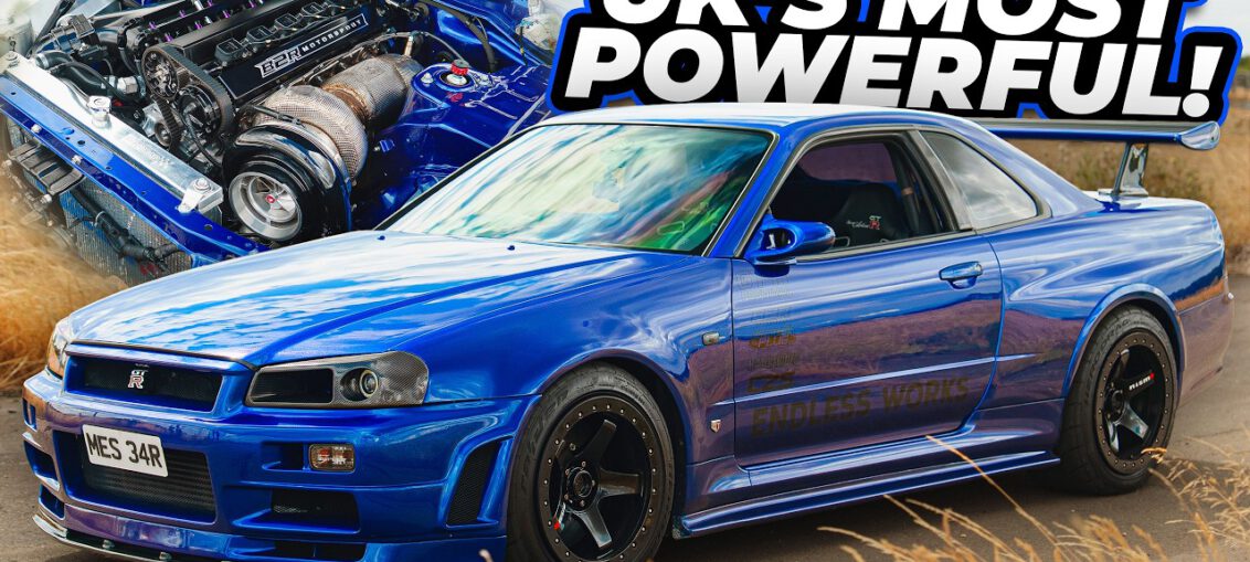 1785HP Nissan R34 GT-R with 8HP70 transmission and Precision 9103 turbo
