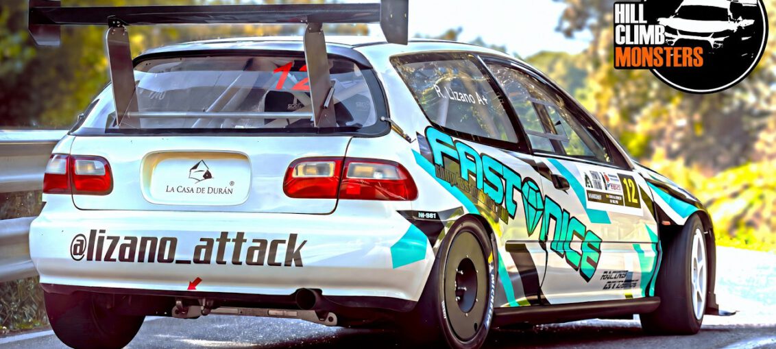 250hp B18 Honda Civic EG6 hillclimb race car driven by Raul Lizano