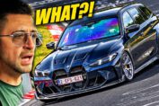 630HP BMW M3 Touring driving on a race track