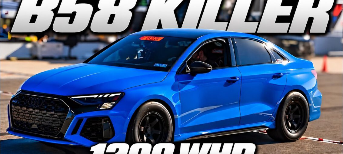 Modified Audi RS3 8Y Quattro with IMS 1250 R Package and a 1200WHP big-turbo setup.