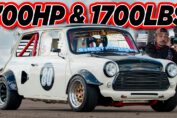 700HP turbocharged K20 classic Mini weighing 1700lbs