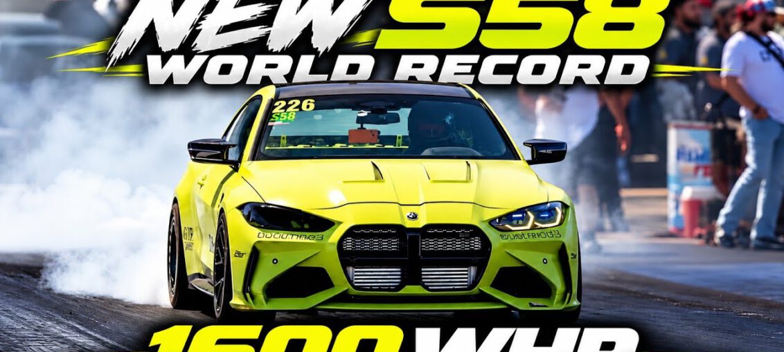 1600WHP BMW M4 G82 X-Drive S58 drag car