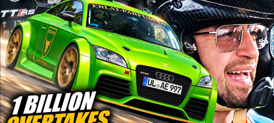 Six Lamborghini V12 supercars from Miura to Revuelto lined up for a drag race